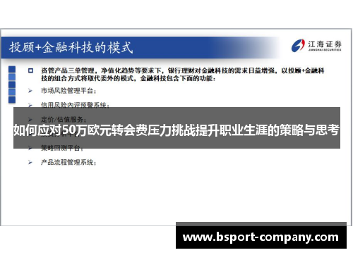 如何应对50万欧元转会费压力挑战提升职业生涯的策略与思考